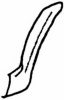 VW 191853932B Stone Chip Protection, control arm